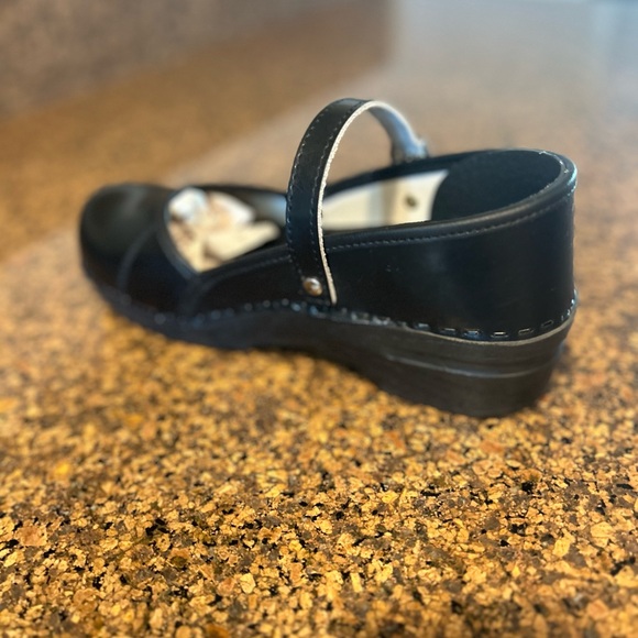 Bjork Marcella Mary Jane Black Leather Clogs Size: EU: 37 US: 6.5 - Picture 6 of 9